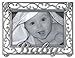 Malden International Designs Baby Scroll Metal Picture Frame, 4x6, Silver