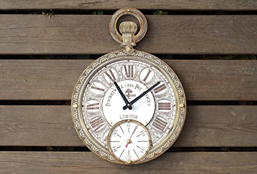 wooden watch clock