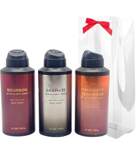 Amazon.com : Bath and Body Works, GIFT SET BOURBON FOR MEN - BODY