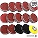 Coceca 180pcs 2 Inches Sanding Discs Pad Kit for Drill Sander, Drill Sanding Attachment Sandpapers with Backer Plate a Quarter Inch Shank