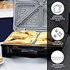 Tower-T27021-4-Slice-Deep-Fill-Sandwich-Maker-with-Easy-Clean-Non-Stick-Plates-Automatic-Temperature-Control-Cool-Touch-Handle-1600-W-Black Tower T27021 4-Slice Deep Fill Sandwich Maker with Easy Clean, Non-Stick Plates, Automatic Temperature Control, Cool…