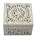Hashcart Hand-carved Jewelry Box - Decorative Trinket Box - Keepsake Box - Anniversary, Housewarming Gifts For Women | Ring box |