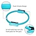 REEHUT Pilates Ring, 14” Power Magic Circle, Superior Unbreakable Pilates Resistance Ring with Dual Grip Handles for Full Body Toning, Exercise and Fitness (Blue)