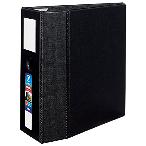 Avery Heavy-Duty Binder with 5 inch One Touch EZD Ring, Black (79996)