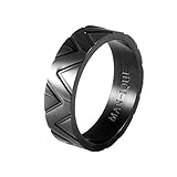 MAN-IQUE AUTHENTIC Handmade Plated Tri-Ring