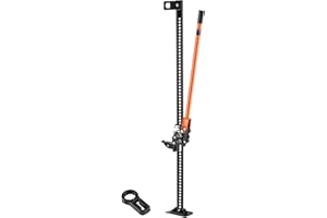 VEVOR Farm Jack 60inch, 7000 lbs Capacity Ratcheting Off Road Jeep Jack for Tractor, Truck, SUV, Bumper Lift, Orange