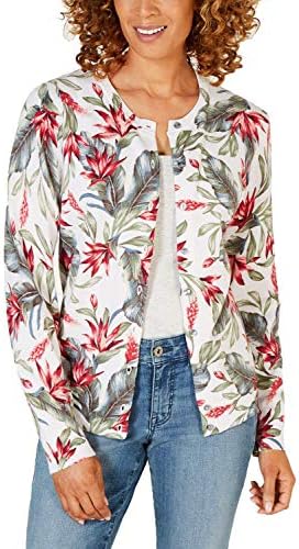 Karen Scott Womens Floral-Print 