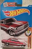 Hot Wheels, 2016 Muscle Mania, '63 Chevy II [Maroon] #128/250