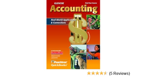Amazoncom Glencoe Accounting First Year Course Student - 