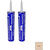 Alpha Systems 862148 N1021 High Solids Low V.O.C. Self-Leveling Sealant-11 oz. Tube, Beige (Qty 2)