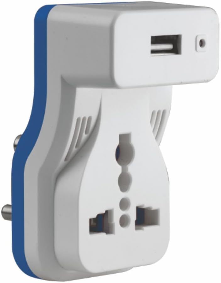 Lisha 6A and 13A Plug Top Multi-Plug with USB Charger Socket (6A and 13A)
