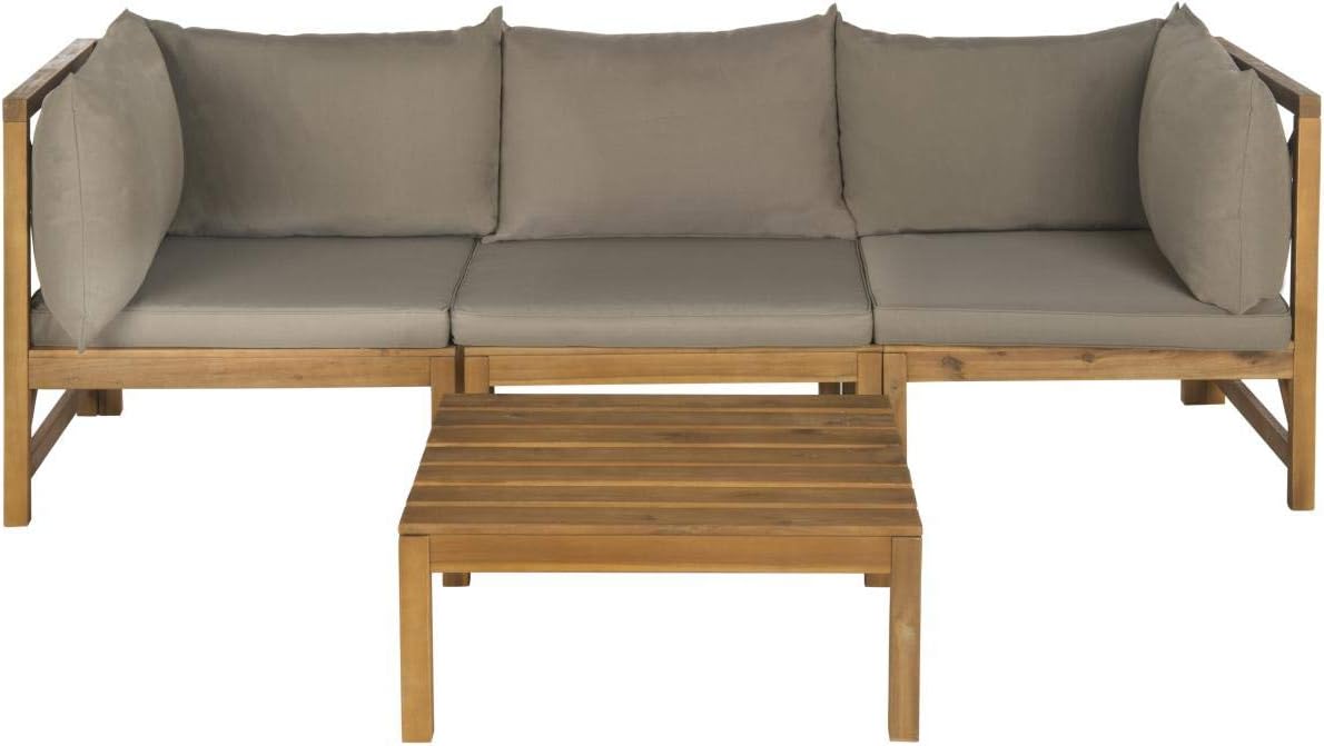 Amazon Com Safavieh Outdoor Collection Lynwood Outdoor Sectional