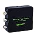 CSRET 1080P Composite 3 RCA/CVBS AV to HDMI Video Audio Converter Adapter Upscaler with USB Charging Cable, Supporting PAL/NTSC for TV/PC/ PS3/ STB/Xbox VHS/VCR/Blue-Ray DVD Players