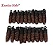 Eunice Hair Short Curly Crochet Braids Natural and Soft Bouncy Twist Hair 20strands/pack For Women (10 inch saniya, T1B/30)