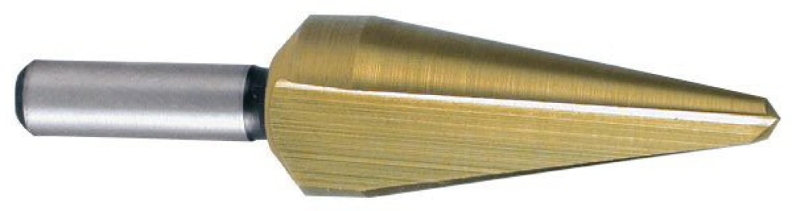 RUKO HSS Tube and Sheet Drill Bit, CBN Ground with Split Point, Tin Finish, 16.0-30.5 mm Drilling Range, Size 3, 76.0 mm Length, R101003T