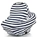Luxury Cotton Nursing Breastfeeding Cover Scarf - Car Seat Canopy, Stroller And Shopping Cart Cover - Soft, Comfy And Stretchy For Boys And Girls - Every Mom's New Best Friend