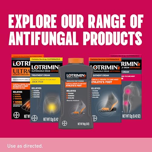 LOTRIMIN AF RINGWORM CREAM CLOTRIMAZOLE 1% – CLINICALLY PROVEN EFFECTIVE ANTIFUNGAL CREAM TREATMENT OF MOST RINGWORM, FOR ADULTS AND KIDS OVER 2 YEARS, .42 OUNCE (12 GRAMS)
