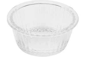 GET G.E.T. ER-001-CL 1 oz. Fluted Ramekin, Break Resistant, San, Clear (Pack of 12)