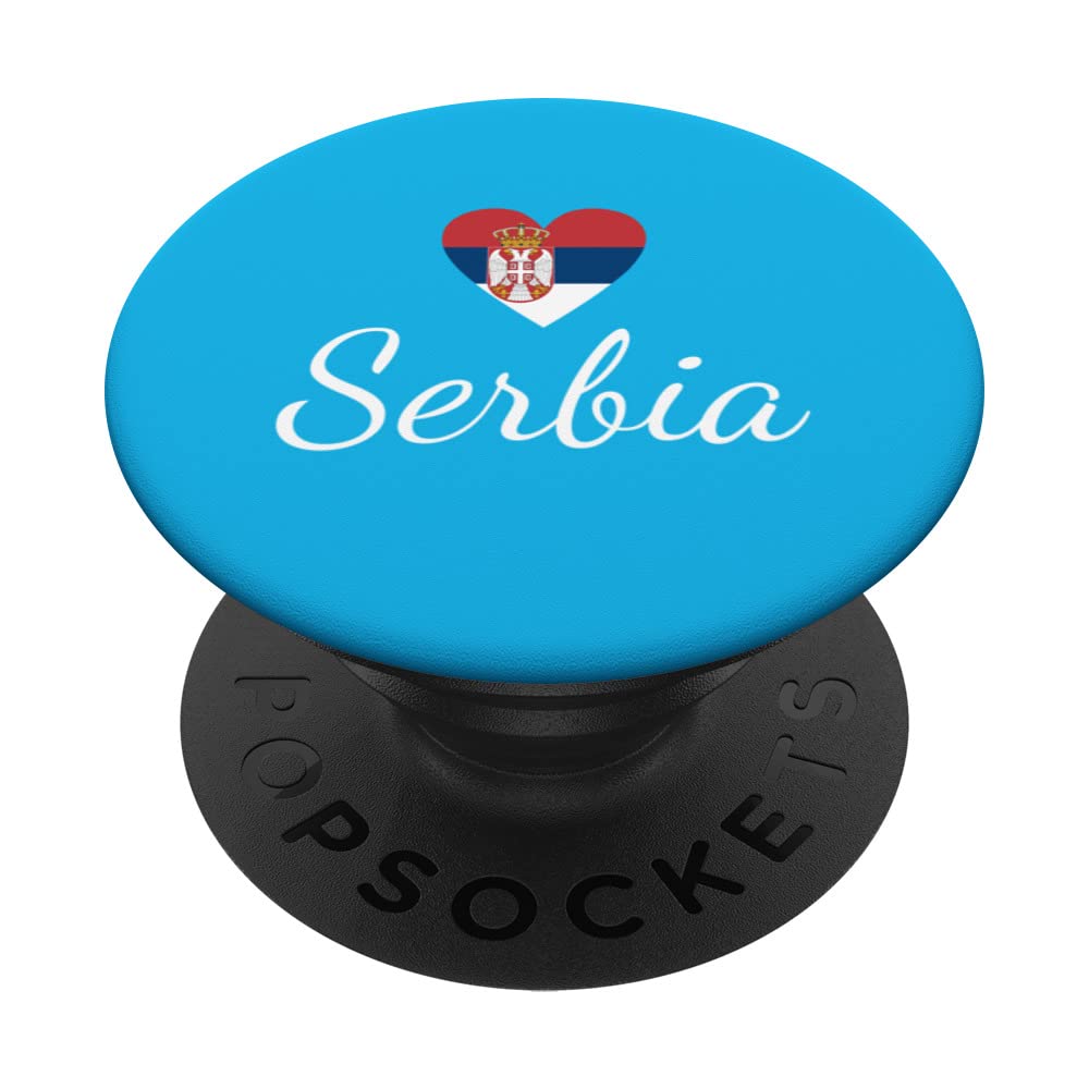 Srbija, Serbia Flag, Serbian Pride, Yugoslavia, Serbian Flag PopSockets Swappable PopGrip