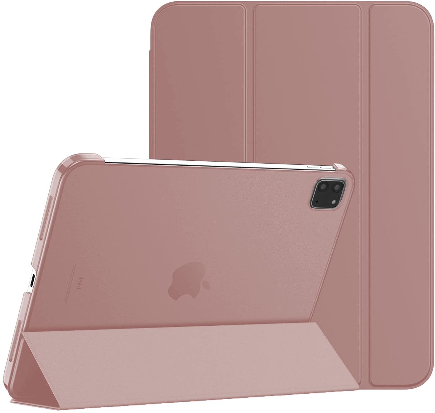 Smart Magnetic Case for Apple iPad Pro 11 (2020/2018) with Auto Sleep/Wake function (Rose Gold)