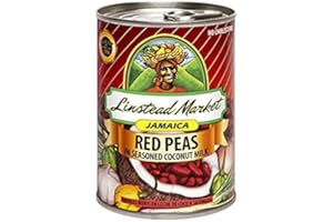 Linstead Market Jamaica Red Peas (Kidney Beans) in SEASONED Coconut Milk, 13oz (3 units)