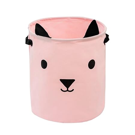 pink storage baskets nursery