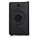 AiSMei Tab 4 8.0 Case, Rotating Stand Case for Samsung Galaxy Tab 4 8.0 SM-T330NU SM-T331, SM-T337 8-Inch Tablet PC, 8inch PU Leather Case + Bonus Stylus + Screen Protector - Black