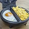 Dual Omelette Maker Electric - Easy Clean Non-Stick Cooking Plate - Makes Healthy Omelettes, Scrambled & Fried Eggs…