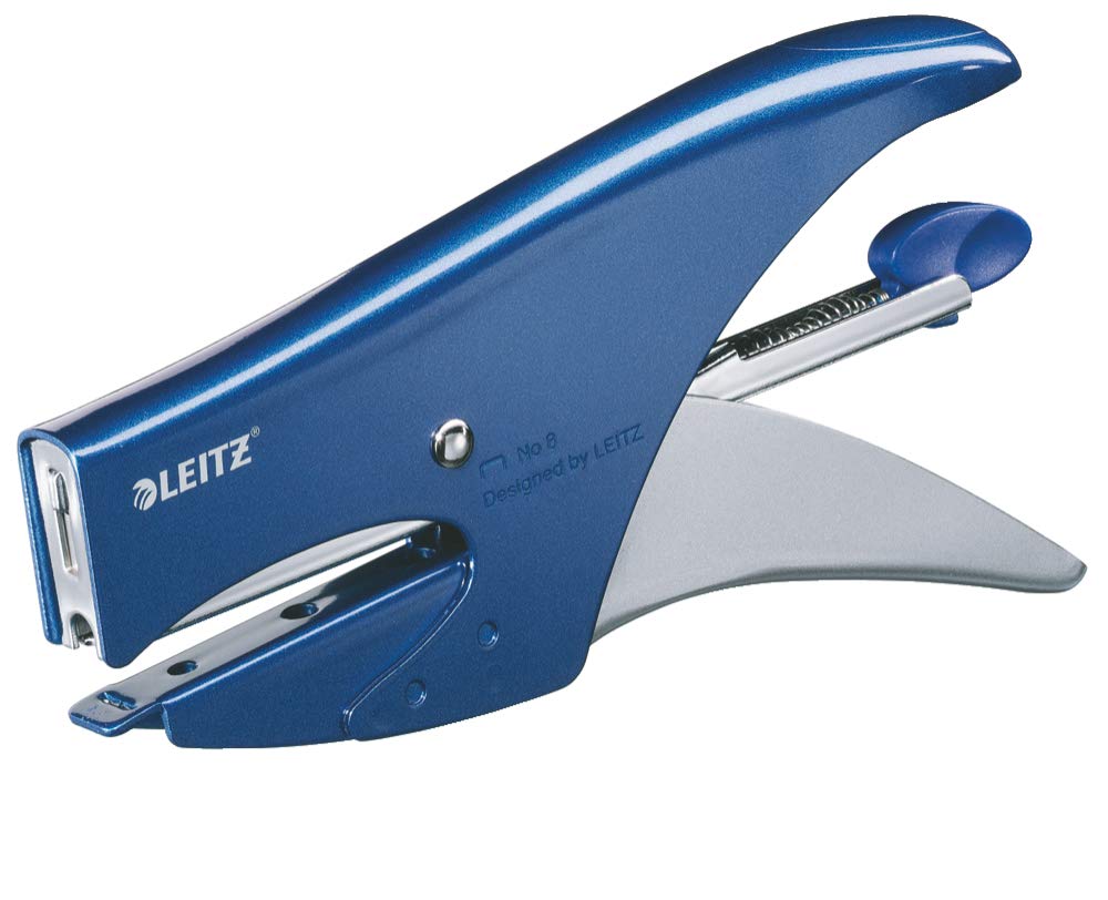 Leitz 55470033 Stapler Back-Loading 15-Sheet Capacity Water-Blue