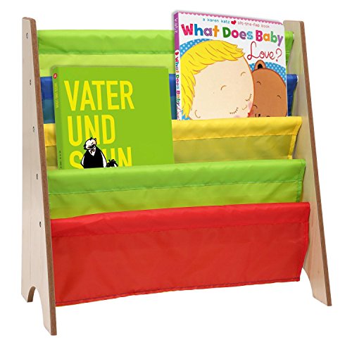 Buy Children Sling Bookcase, Kids Book Rack Storage Bookshelf for