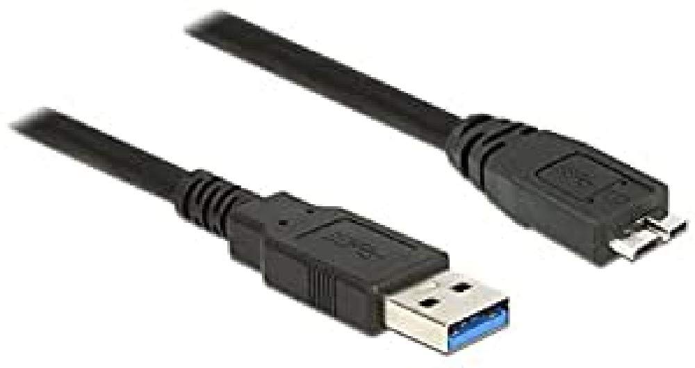 DeLOCK 85071 Cable USB 3.0 Type A Male to USB 3.0 Micro-B Male 0.5 m Black