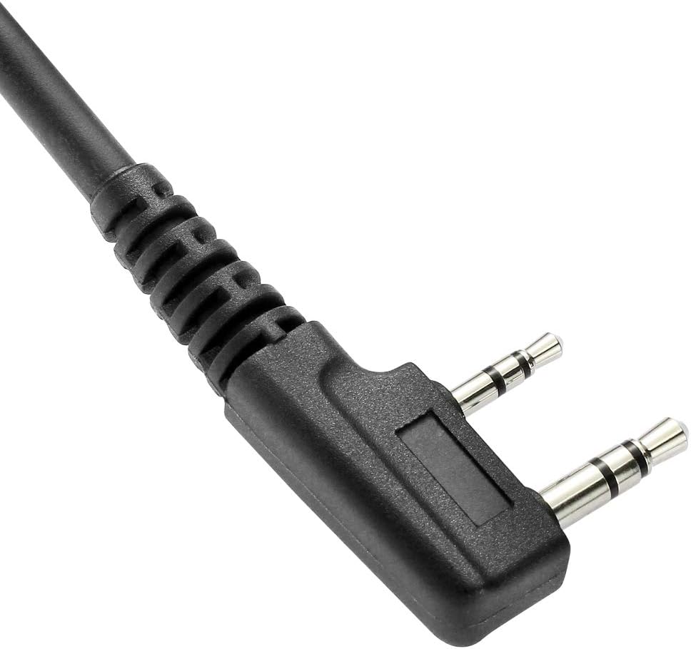 Heavy Speaker Mic with Reinforced Cable for Baofeng Radios BF-F8HP BF-F9 UV-82 UV-82HP UV-82C UV-5R UV-5R5 UV-5RA UV-5RE UV-5X3 V2+ and Arcshell TYT Wouxun Kenwood 2 Pin Radios, Shoulder Microphone: GPS & Navigation