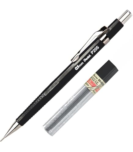 Pentel Lapiseira 0.5mm Preto SM/P205-A | Amazon.com.br