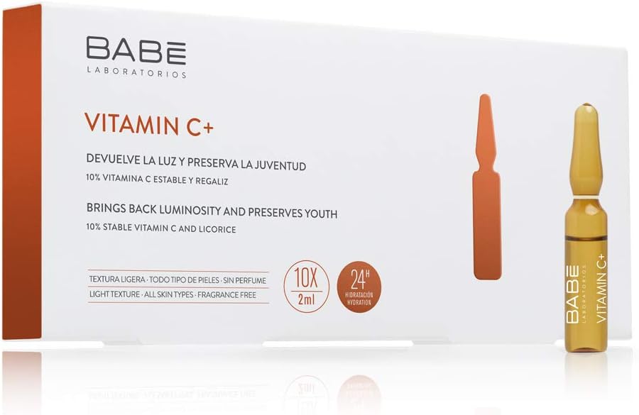 Laboratories Babé Facial Ampoules Vitamin C + Licorice Extract (10