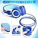 Ifecco Kids Headphones, Wired On Ear Headphones Foldable Adjustable Over Ear Headsets 3.5mmm Aux Jack Children’s Headphones for School Home and Travel, Bluethumb 2