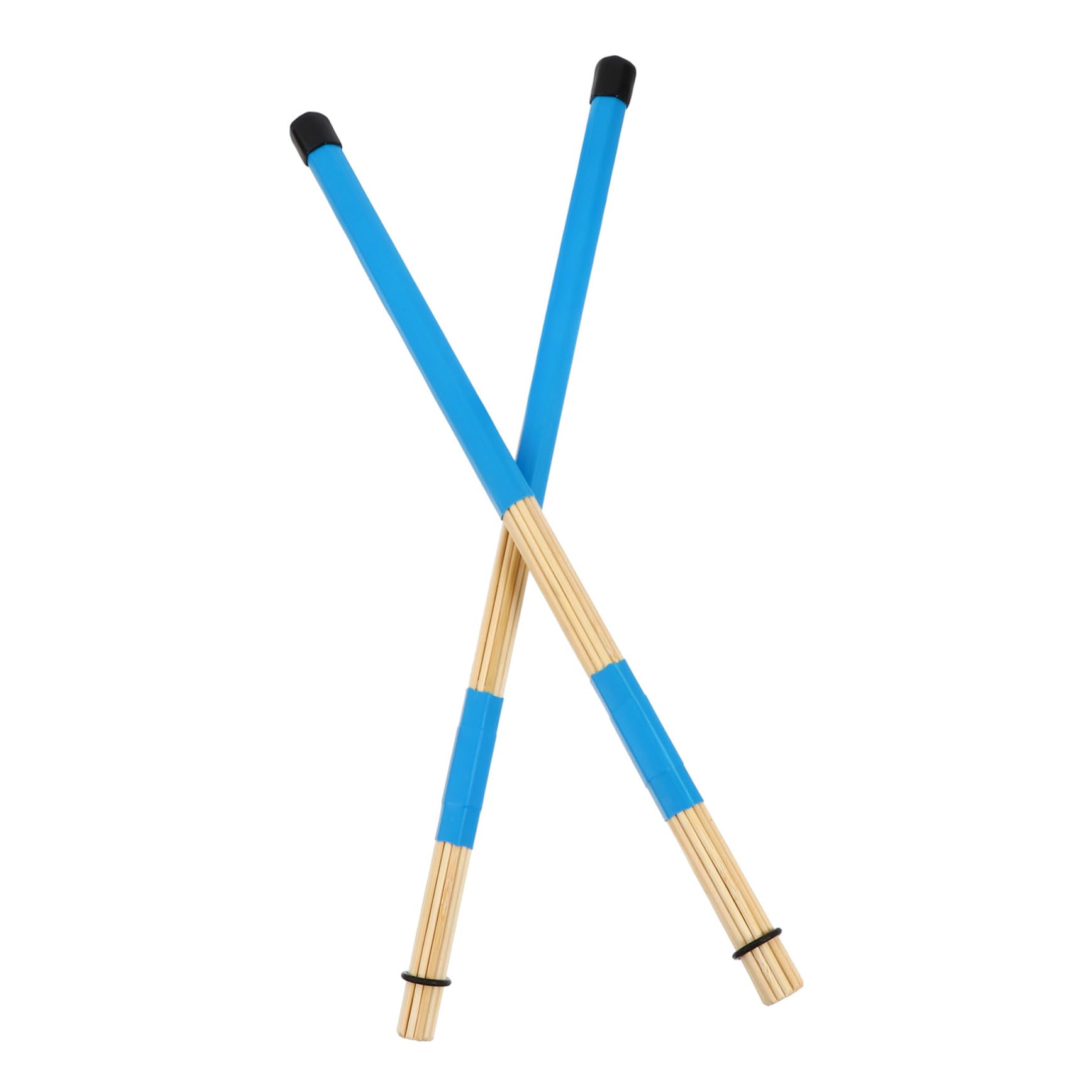 KONTONTY 1 Pair Bamboo Drumsticks Wooden Percussion Brushesrandom Colors for Jazz and Acoustic Music Performance