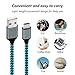 Aupek AK-294 Type C cable Extra Long Nylon Braided Fast Charger USB to USB C Cord Compatible Samsung Galaxy Note S8 S9 All Type C Device (10Ft, Blue)