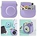 Katia Instant Camera Accessories Bundles Set for Fujifilm Instax Mini 8/8+ with Camera Case Purple/Photo Albums/Selfie Len/Wall Hang Frame/Border Stickers/Filters/Camera Strap (Purple)…