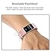 SWEES Silicone Sport Bands Compatible Fitbit Charge 2, Breathable Sport Replacement Bands with Air Holes Small & Large (5.7