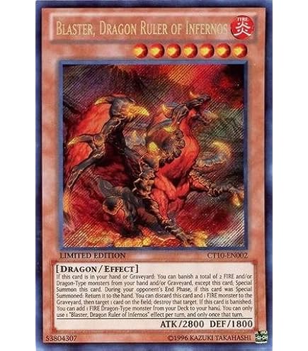 Amazon.com: YU-GI-OH! - Tempest, Dragon Ruler of Storms (CT10