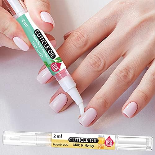 Excuse Me Professional Cuticle Oil Pen Easy to Use Nourishing & Vitamin E 2ml Helps All ed Nails