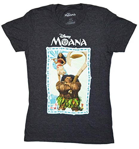 Disney Moana Maui Palm Group Juniors T-Shirt