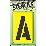 Hy-Ko Prod Co 6" Letter/Number Stencil Set