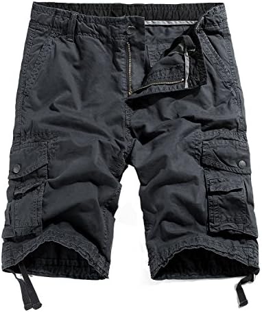 WenVen Men's Cotton Twill Cargo Shorts Outdoor Wear(Regular & Big-Tall Sizes)