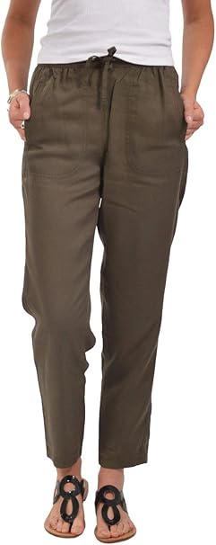 white tapered trousers womens