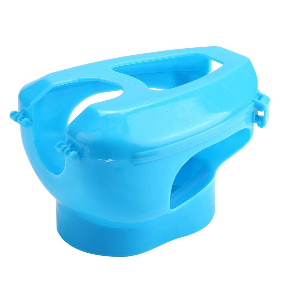 Fixed Mount,Plastic Pigeon Holder for Injection Feeding Fixed Mount Bird Supply(Blue)