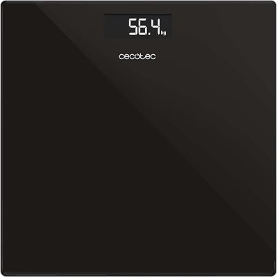 Bilancia da bagno digitale 30 x 30 cm Surface Precision. Design compatto, misurazioni precise, capacità massima 180 kg, accensione e spegnimento automatico, base antiscivolo, funziona a