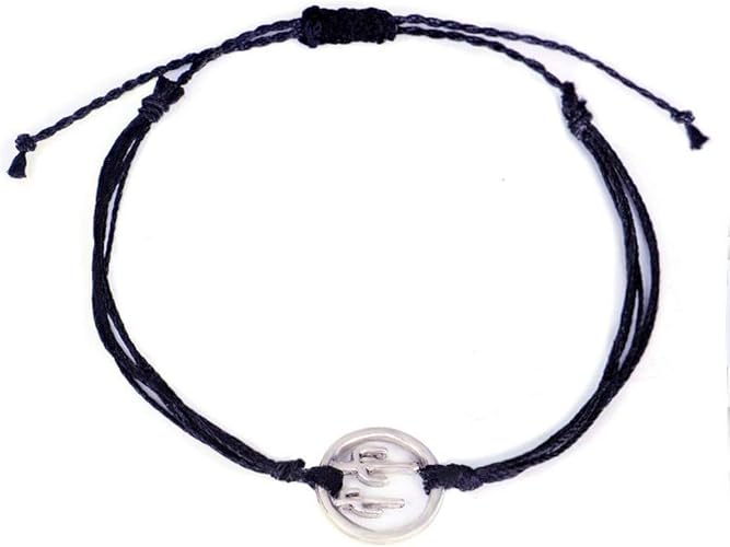 Amazon ミサンガ カクタス 足首 手首 シンプル 人気 アンクレット プレスレット メンズ レディース ステンレス つけっぱなし シンプル おしゃれ プレゼント ブラック ブレスレット 通販