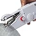 OxGord Sewing Machine Professional Handheld - Quick Stitch Tool for Fabric, Clothing, or Kids Cloth - Great for Traveling or use in Home - Includes Threads Needles Accessories - Cordless