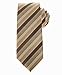 Abundance New Woven Microfiber Classic Men'S Business Tie Striped Necktie Solid Ties (Brown Gold)